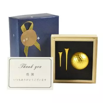 Традиционный набор для гольфа Honpo, специальная упаковка с благодарственной открыткой, подарок на соревнование по гольфу, лист золота Hakuichi Kanazawa золотой