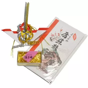 Традиционный набор из листового золота Honpo Choshi Tososan, новый новый новый Kanazawa Gold Съедобное листовое золото den0028 (Маленький), Украшение, 3-х предметный Год, Год, Toso,