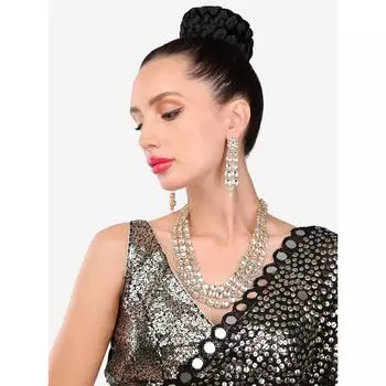 Традиционный набор ожерелий Кундан для женщин