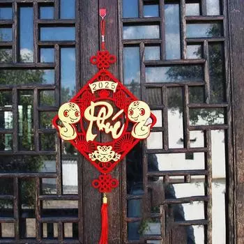 Традиционный вьетнамский новогодний кулон благословение фу иероглиф подвески празднование Style 2