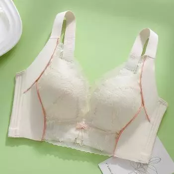 Традиционный женский бюстгальтер с регулировкой по размеру, без стального ободка, для большой и маленькой груди, собранный и закрытый, с верхней поддержкой 34/75BC Pass Cup