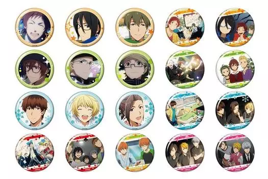 Trading Badge Collection Anime pieces Total 20 types “THE IDOLM@STER SideM” vol.1 1BOX=20