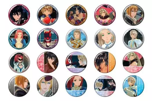Trading badge collection Tales of Berseria 1BOX 20 pieces total 20 types =
