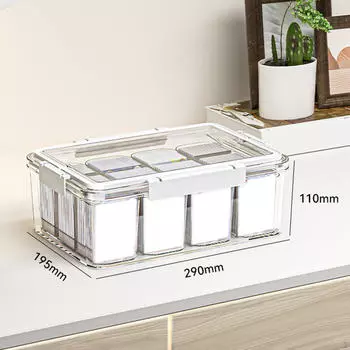 Trading Card Storage Box Clear with Dustproof Lid Dividers Sturdy Large Capacity Lightweight Holder