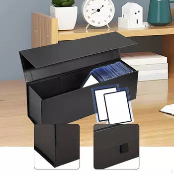 Trading Card Storage Box Organizer Multi Functional Cards Collectible Holder Gathering Case for