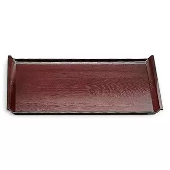 Traditional Japanese ID Wood Grain x 31cm x J-kitchens Placemat, Tray, Pattern, 42.5cm 2.1cm