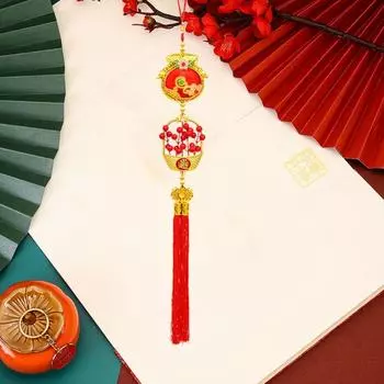 Traditional Spring Festival Red Fruit Pendant Reusable Lantern String Home Style 2