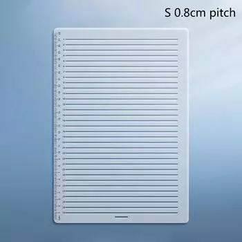 Трафарет для каллиграфии, прямая линия А4, прозрачная линейка, инструмент для письма, геометрический шаблон S