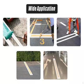 Трафарет для разметки парковочных мест, прямой, 4 x 84 дюйма, для покраски