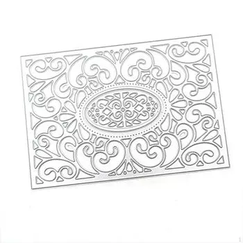 Трафарет для тиснения, штампы для резки, прямоугольная рамка из углеродистой стали, шаблон для штамповки «сделай сам», на год свадьбы