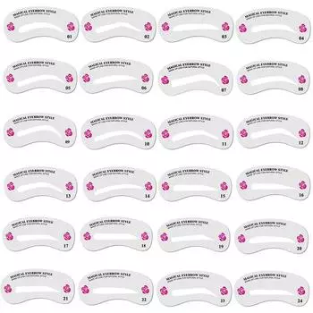 Трафареты для формирования бровей Набор для ухода за волосами Набор формирователей для макияжа DIY Шаблон Трафарет Инструмент для женщин 3PCS