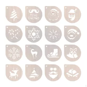 Трафареты для кофе, инструмент для латте-арта, трафарет для торта из пенопласта для пирога,