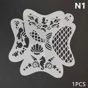 Трафареты для лица Шаблон для нанесения краски на тело Шаблон для самостоятельной покраски на день рождения для детей Многоразовые шаблоны для рисования