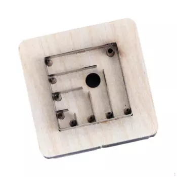 Трафареты для резки кожи в виде снежинки, инструмент для пробивки отверстий, многоразовый штамп для кожевенного ремесла