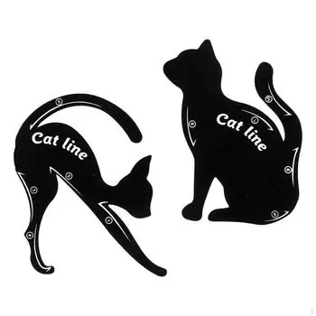 Трафареты Инструменты для макияжа глаз Трафарет, прочный, многоразовый Руководство для теней для бровей, для начинающих