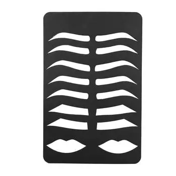 Трафареты в форме бровей, губ, шаблон, модный комплект для формы бровей, формирователь макияжа