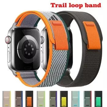 Trail Loop для браслета Apple Watch 49 мм, 44 мм, 40 мм, 45 мм, 41 мм, 42 мм, 44, 45, 49 мм, браслет Correa iWatch Ultra series 7, 6, 5, 3 se 8, ремешок Nok Keng 38mm 40mm 41mm