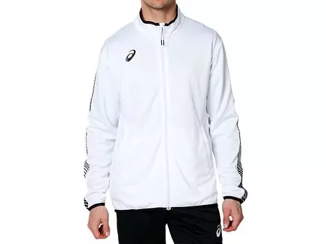 Training Wear Training Jacket 2031A778 Brilliant White Japan S to Japanese size [ASICS] (Slim) [Men s] Men s (equivalent S)