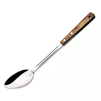 Tramontina 21158/190 Wooden Ladle, Polywood, 13.4 inches (34 cm), Vertical, Dark, Dishwasher Safe, Lightweight, Durable, Natural Wood, Made in Brazil
