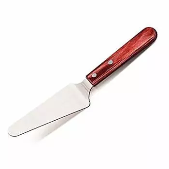 Tramontina 21163/175 Wood Handle Pie Server, Polywood, 9.8 inches (25 cm), Red, Dishwasher Safe, Durable, Natural Wood, Made in Brazil