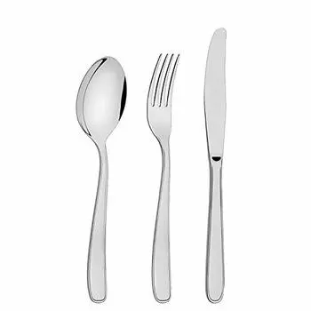 Tramontina 66902/650 Малайзия, набор из 16 штук, можно мыть в посудомоечной машине, легкий, нержавеющая сталь, сделано в Бразилии