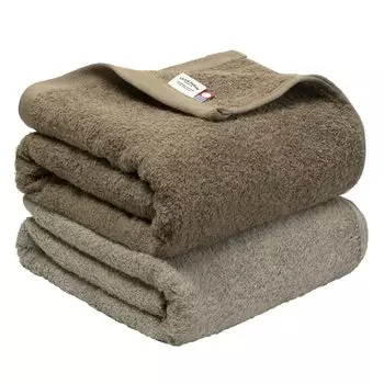 Tramparan Imabari Towel Bath Towel Set of Minimal Made in Quick 65 x Ultra Fine Hypoallergenic 2, Towel, Japan, Drying, Absorbent, Thin, 100% Cotton,
