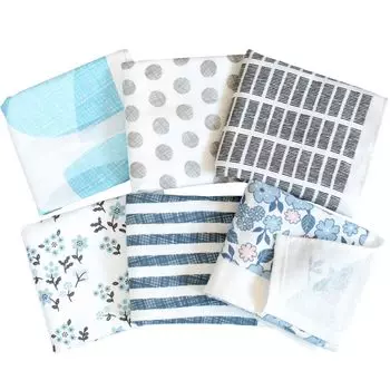 Tramparan Made in Gauze Face Set of Heart No Senshu Quick Cotton Japan, Полотенце, Полотенце, 6, Полотенце, Оби, Полотенце, Сухое, Впитывающее, Тонкое, 100%