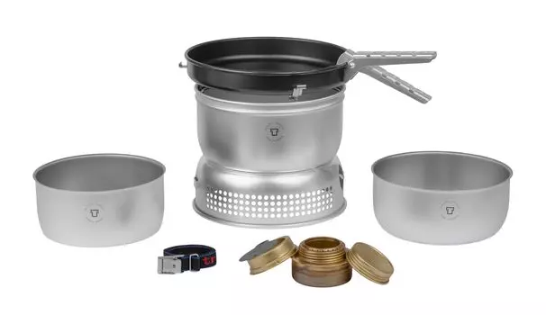 Trangia Duossal Camp Stove Kit with Stainless Steel Lined Frying Pan 25-23 2.0