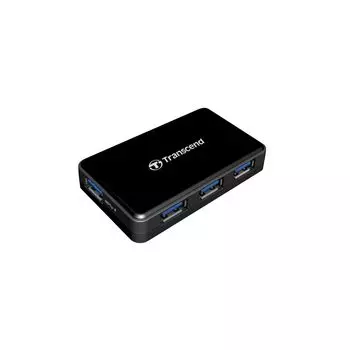 Transcend Japan Transcend USB Compatible 4 Port USB HUB High Speed Charging 2 Year Warranty 3.0/2.0 (iPad Compatible) TS-HUB3K