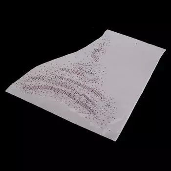 Трансферный мотив со стразами, декор «Бабочка», треугольник