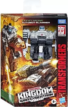Transformers Generations 2021 War for Cybertron Kingdom Deluxe Class Autobot Slammer TRANSFORMERS GENERATIONS WAR FOR CYBERTRON KINGDOM Deluxe Class