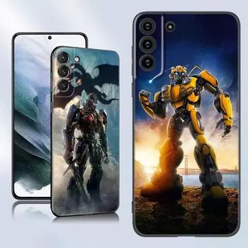 Трансформеры Шмель Черный силиконовый чехол для телефона Samsung Galaxy S23 S21 S20 FE S24 S22 Ultra S10E S10 S9 S8 Plus Samsung S23 Plus