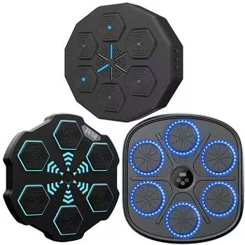 Трансграничная Bluetooth-мишень для бокса, домашнее освещение для фитнеса, музыкальный тренажер для бокса, детский боксерский автомат, настенная мишень для бокса