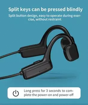 Трансграничная частная модель G1 Bluetooth-гарнитура, новый продукт, костная проводимость, шейный подвесной тип