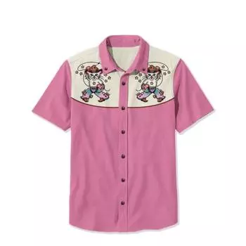 Трансграничная европейская и американская гавайская рубашка 3D-печать стильный принт пляжный кардиган мужские рубашки с коротким рукавом B364 S