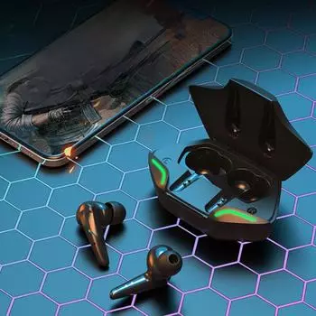 Трансграничная игровая гарнитура G11 Bluetooth X15Pro — беспроводная TWS с увеличенным временем автономной работы для мобильных игр G11 complete set with packaging чёрный