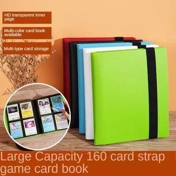 Трансграничная коллекция карточек Ultraman, буклет Pok mon Game King, сумка для хранения карт, мяч, звезда, раскладная книга с изображением мультфильма чёрный