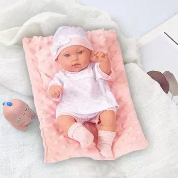Трансграничная новая 12-дюймовая кукла Rebirth, детская игрушка, успокаивающая кукла, 30 см, полностью виниловая гуманоидная кукла, оптовая продажа 30cm розовый