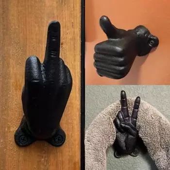 Трансграничная новая независимая станция популярная креативная смола интересный крючок для жестов пальцем украшение для дома кулон оптовая продажа One Size