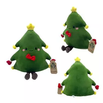 Трансграничная новая Рождественская елка, плюшевый материал, Рождественская елочная подушка, плюшевая кукла, Рождественский подарок, праздничная подушка для поздравлений 42cm