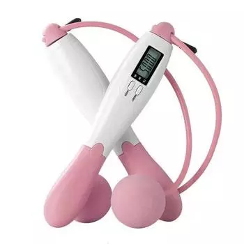 Трансграничная регулируемая электронная счетная скакалка. Скакалка для тренировок студентов. Беспроводная скакалка для фитнеса и тела.