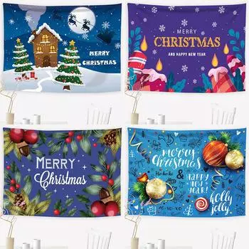Трансграничная рождественская подвесная ткань для гостиной, спальни, прикроватная тумбочка, гобелен для комнаты 100x75cm