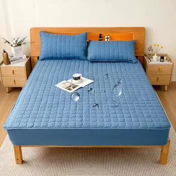 Трансграничная стеганая водонепроницаемая изоляционная подкладка, простыня, пододеяльник, внешняя торговля, утолщенный защитный чехол Simmons, матрас, постельные принадлежности 120cmx200cm