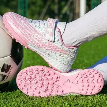 Трансграничная внешняя торговля детская футбольная обувь мужская спортивная футбольная обувь сломанные ногти ученики начальной школы игра в футбол в помещении тренировка 30