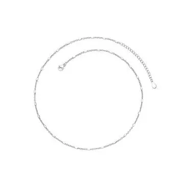 Трансграничное трехмерное маленькое квадратное ожерелье, регулируемое, модное, индивидуальное, хип-хоп, трендовое, маленькая квадратная цепочка-колонна на ключицу