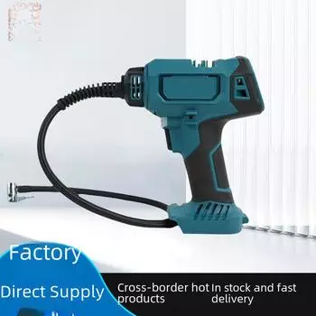 Трансграничный беспроводной воздушный насос, автомобильный многофункциональный уличный электрический насос для автомобильных шин, домашний удобный воздушный насос Air pump-Bare Metal