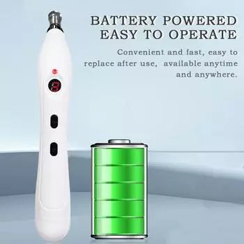 Трансграничный домашний энергетический массаж ручка-меридиан Ульс Акупунктура Дренаж сухожилий Физиотерапия Инструмент Массажная ручка-массаж белый