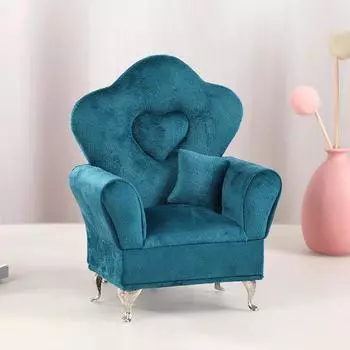 Трансграничный европейский бархатный диван, шкатулка для украшений, диван для хранения мелких предметов в скандинавском стиле, милый изысканный ящик для хранения, украшение розовый