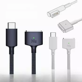 Трансграничный кабель для быстрой зарядки Type-C — MagSafe 3 для ноутбуков Apple, PD140W 2 Meter