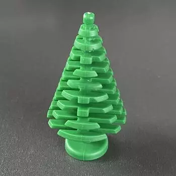 Трансграничный мелкозернистый строительный блок 3471 беседка, сосна, кипарис, новогодняя елка лесные растения, аксессуары, детали 1 piece